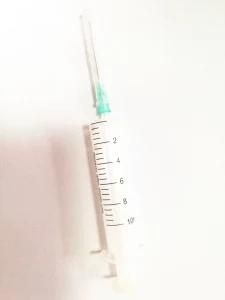 Hot Sale 10ml Dispsoable Syringe with Needle or Withou Needle