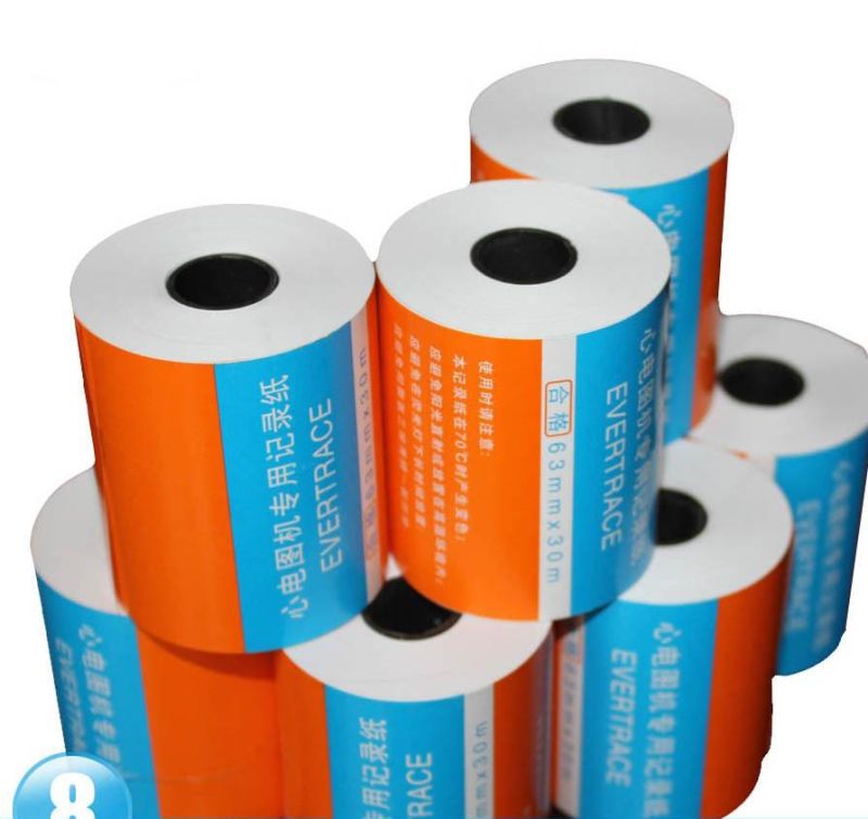 Factory Direct 50mm*20m 50mm*30m ECG Paper Rolls for Medical Use
