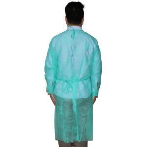 Tie Back Disposable Hospital Protective Uniforms Medical Dental Isolation Gown