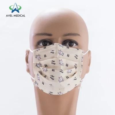 3 Ply Disposable Tie-on Non Woven Face Mask Disposable Breathing Face Mask