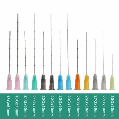 China Cannula Manufacturer Made International Standard Disposable Standard Hypodermic Needle