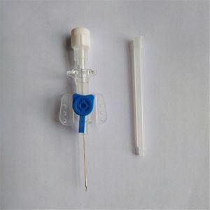 IV Cannula with Port and Wing 22g Catheter Needle with Ce ISO