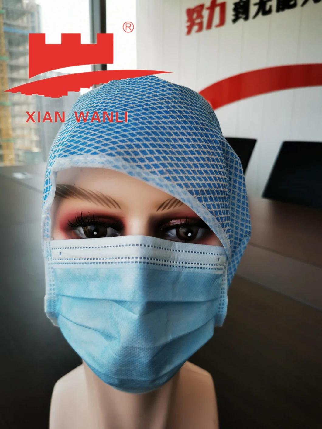 OEM Customized Nonwoven Spunlace Scrub Hats Surgeon Cap Top Selling