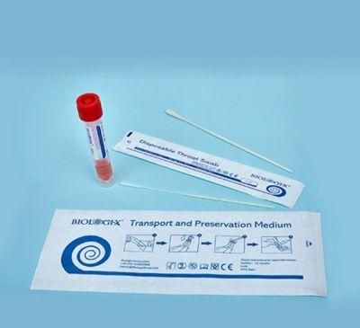 Classic Disposable Virus Collection Tube Transportation Preservation Medium Suitable for Test