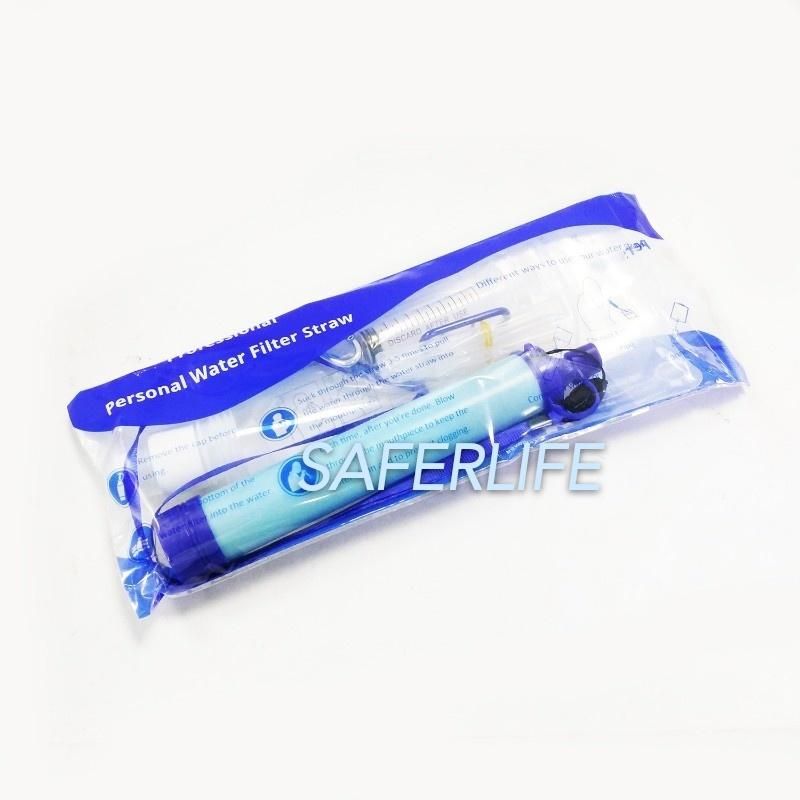 Outdoor Portable Water Filter Straw Personal Purifier Drinking for Camping