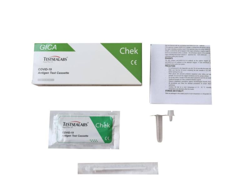 CE Approved One Step Whistle Saliva Test Antigen Rapid Test Kit