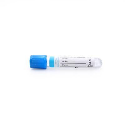 Best Selling 0.109m Sodium Citrate 3.2% Pet/Glass PT Tube for Vacuum Blood Collection