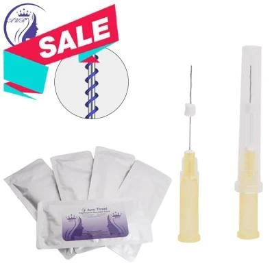Polydioxanone for Face Lifting Absorbable Sutures with Cannula Cog Mesh Tornado Thread