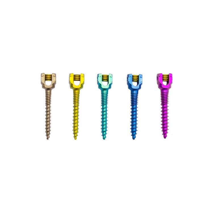 Quality Assured Orthopedic Surgical Implants 5.5mm Monoaxial Pedicle Screw Double Threaded Spine Implant Spinal Pedicle Screw