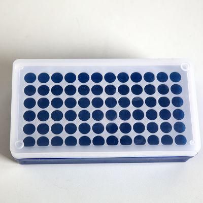 Laboratory Rectangular 96 Wells Micro Pipette Pipette Tip Box Pipette Tip Box for 200UL