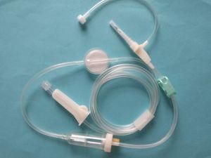 Precise Filtering TPE Material Infusion Set with Plastic Steel Needle Spike