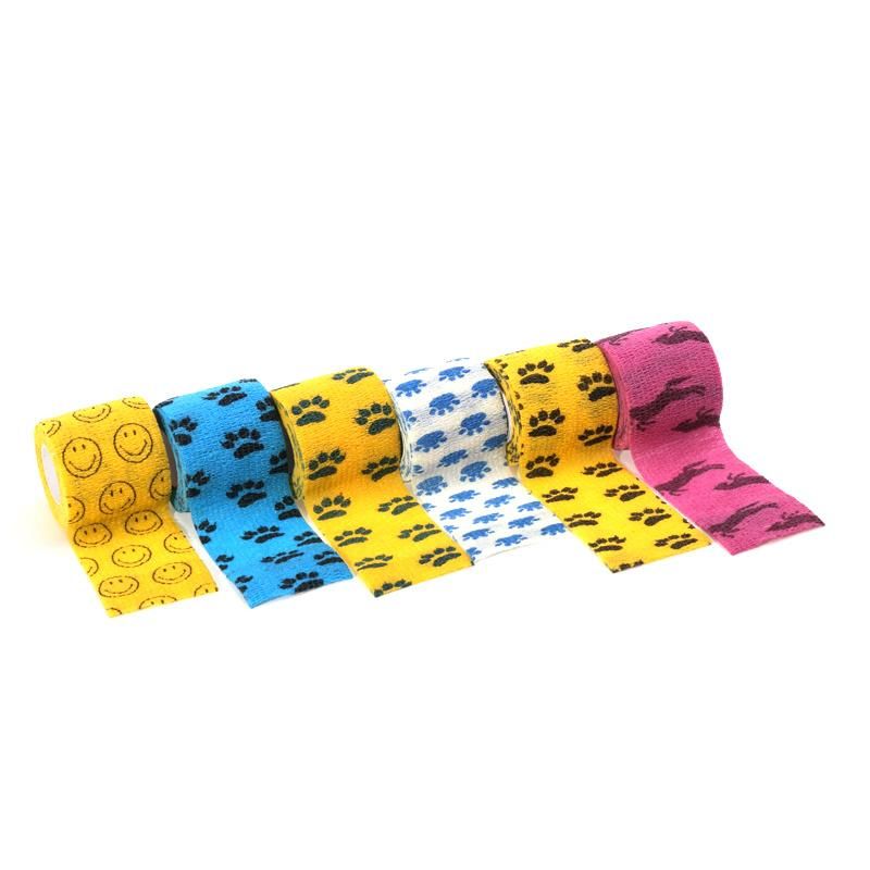 Custom Comfortable Breathable and Colorful Self-Adhesive Bandage