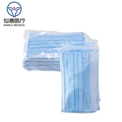 Disposable 3 Ply Non-Woven Protective Medical Face Mask with Ce