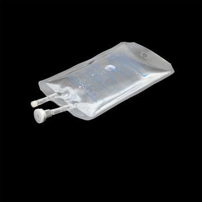 CE/ISO Certificate Disposable Medical Two Ports PVC/Non-PVC IV 500ml 1000ml Infusion Bag
