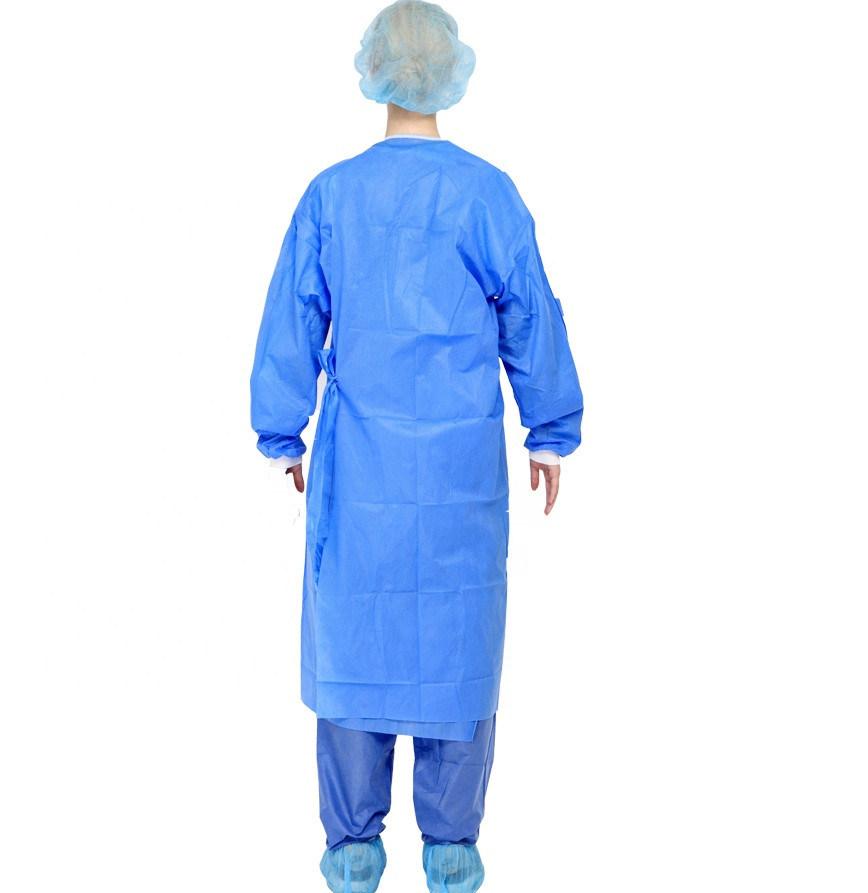 Anti-Bacteria Non Woven Fabrics Sterile Disposable Surgical Gown