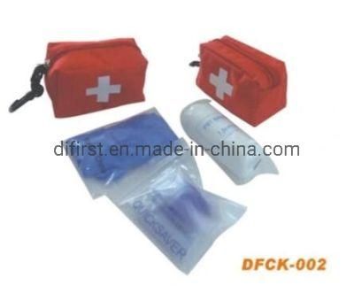 Medical Nitrile Glove Bandage Bag CPR First Aid Kit
