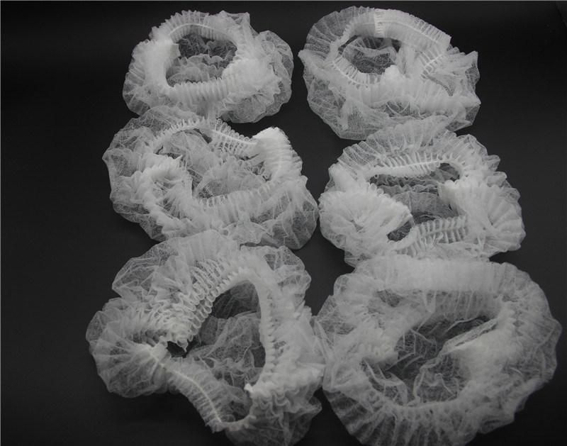 Non-Woven Fabric Protective Health Disposable Bouffant Cap