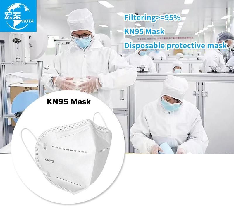 Hot Sale Kf94 Mask 5 Layers Colorful 3D Korean Mask Fish Shape Protective Facemask