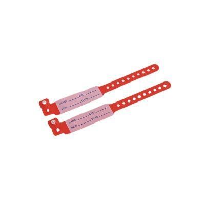 Hospital Disposable Waterproof PVC Baby Identification Belt Wristband Bracelet