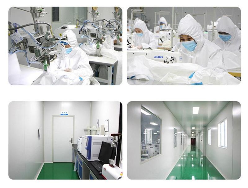 Non-Woven Full Body Coverall Disposable Surgical Protective Suits Disposable Surgical Gown Non-Sterile PP+PE Fabric Gown