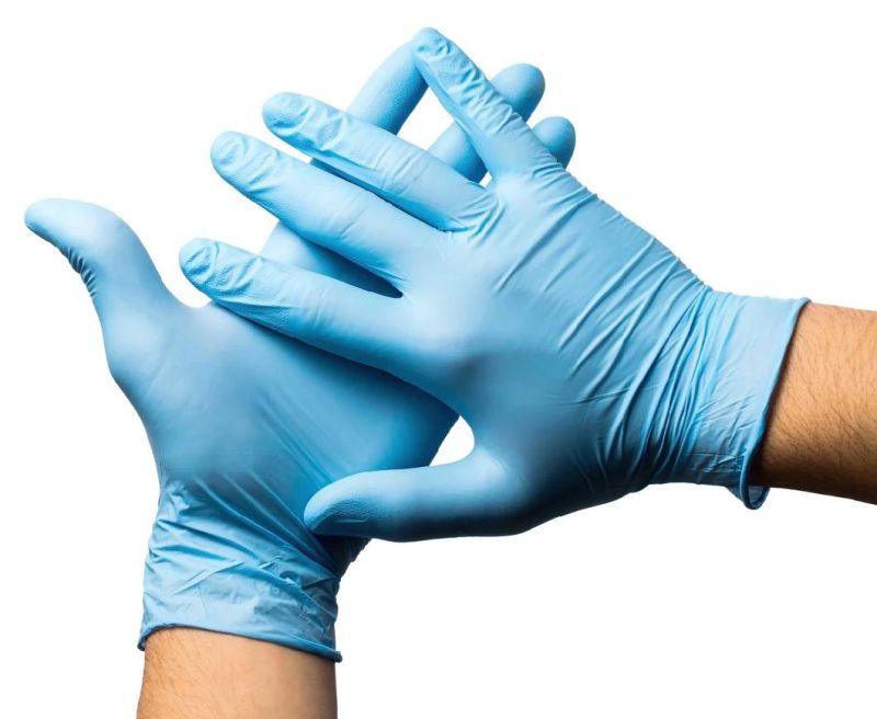 Disposable Nitrile Examination Gloves Powder Free for Single Use