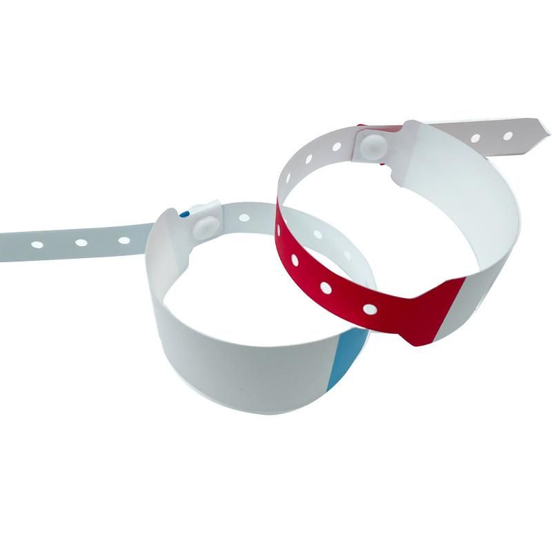 Written-on Waterproof Custom One Time Use Plastic Medical ID Band for Patient