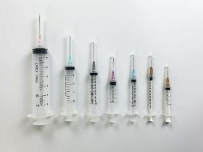 Wego Medical Disposable 5ml Luer Slip Syringe Sale Sterile Hypodermic Syringes with Needles