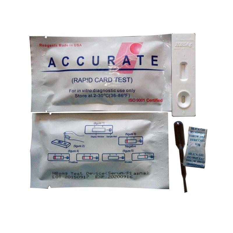 Alps CE Approved Diagnostic Strip PF/PV Antigen Kit Rapid Malarial Card Disposal Malaria Test