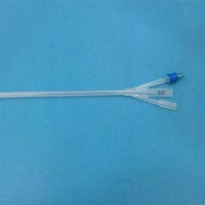 Medical Device Silicone Nelaton Foley Balloon Catheter for Female and Male 3 Way