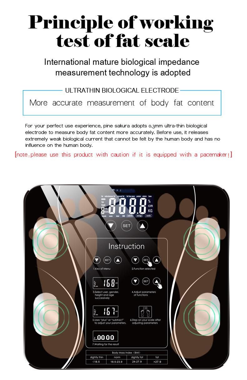 Electronic Weight Scale Digital Weighing Scale Body Scale