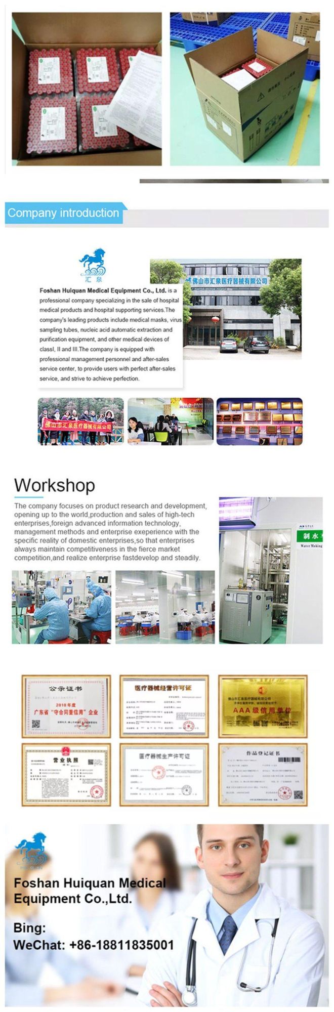 Medical Additive Blood Collection Microtainers Vacuum Blood Sample Collection Tubes