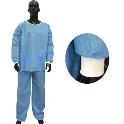 PP Non Woven Waterproof Disposable Sterile Surgical Gown with Elastic Cuff