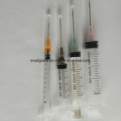 Disposable Syringe Ce Certificated 1ml-20ml