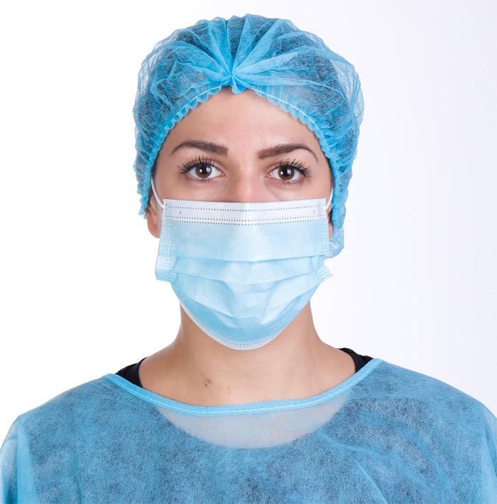 Disposable 3 Ply Face Shield Earloop Antiviral Face Mask Surgical Disposable Medical Mask