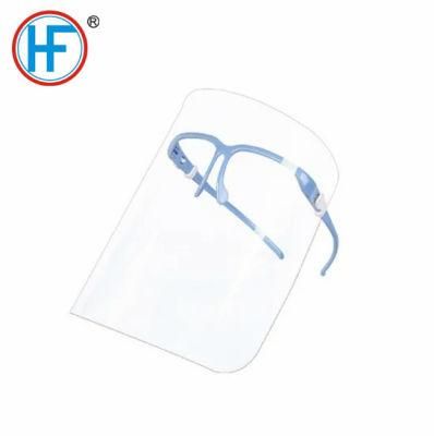 Mdr CE Approved Safety Disposable Lightweight Clear Plastic Face Shield for Men and Women