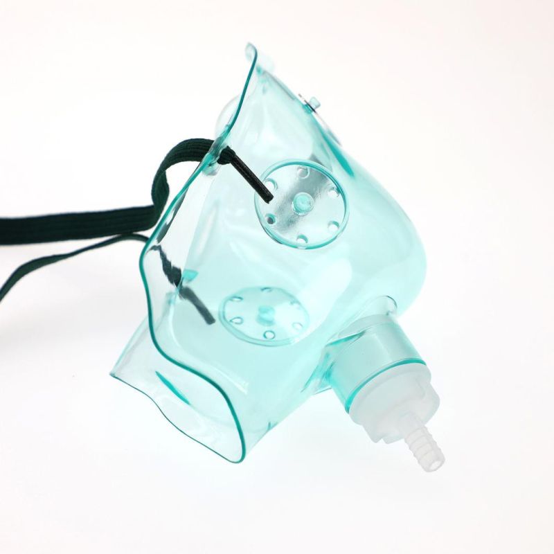 Medical Disposal Transparent Nasal Oxygen Mask with 200cm Tube