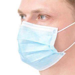 Medical Surgical Face Mask, Disposable, 3-Ply, Non-Woven, with Ear Loop
