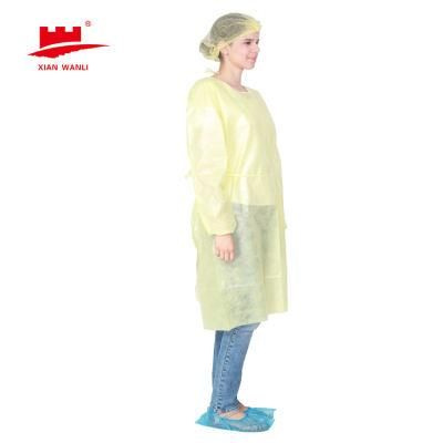 High Quality Disposable SMS Nonwoven Fabric Sterile Surgical Gown Used in Hospital