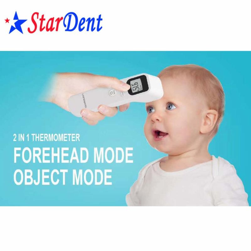 LCD Display Baby Adult Medical Non Contact Digital Clinica Electronic Ear Forehead Infrared Thermometer Gun