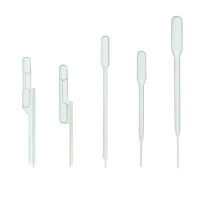 Laboratory Products 95mm Length 10UL Disposable Plastic PE Material Medical Pasteur Pipette