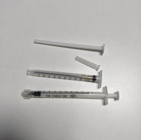 Three-Part /3 Part Hos Medical Sterile Hospital Plastic Disposable Syringe 3ml with Needle Luer Lock Slip for Single Use