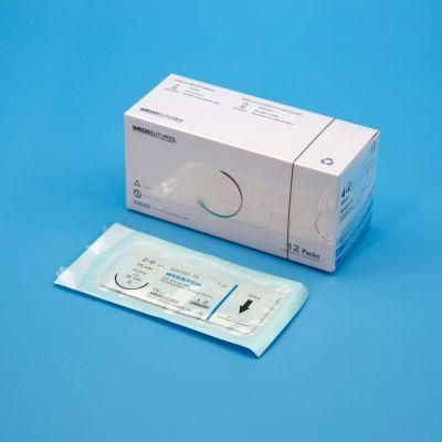 Disposable Absorbable Sterile Pgla Polyglactin 910 Surgical Sutures with Needle