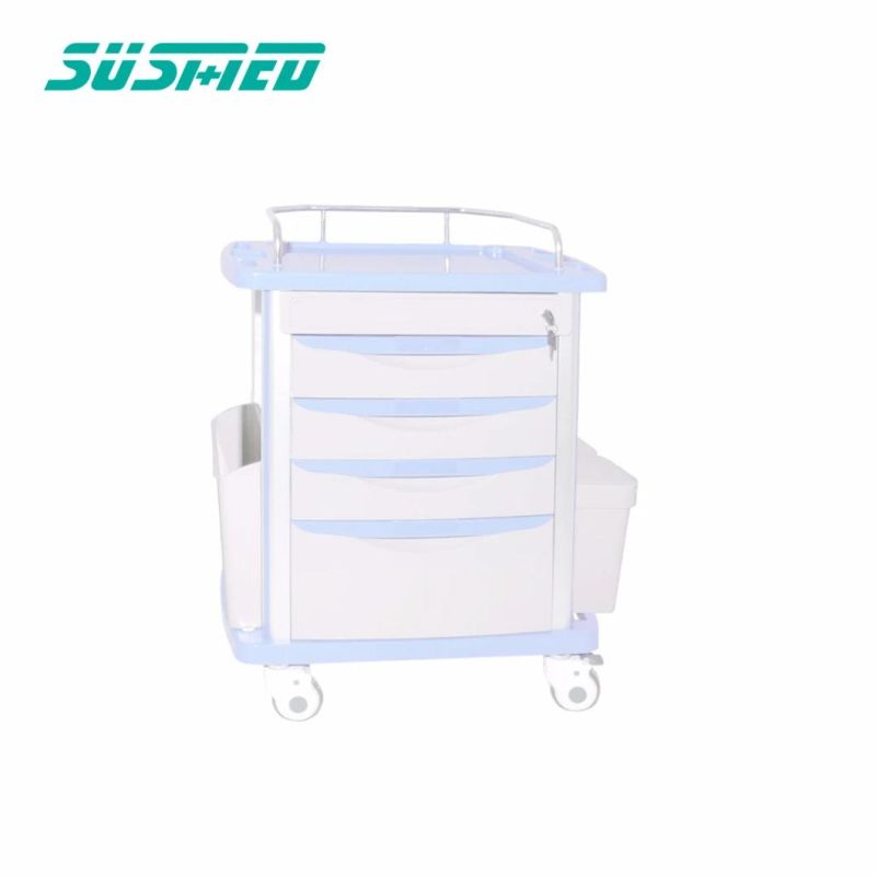 Wholesale Hospital Trolley Medical Service Cart with 4 Wheels