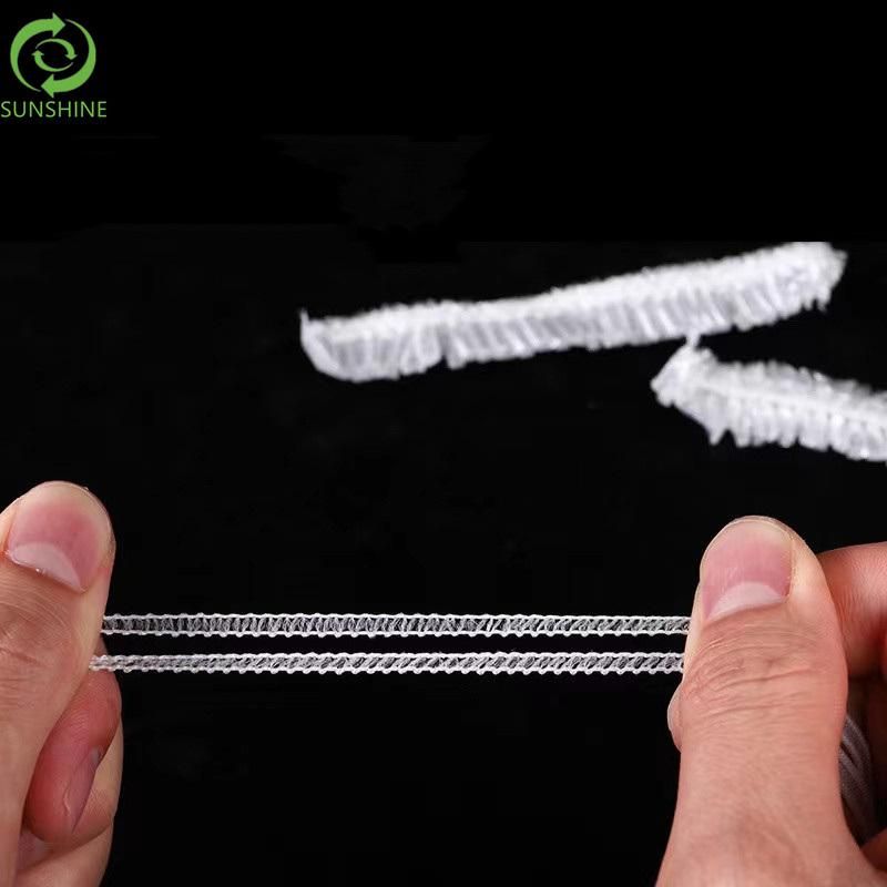 Sunshine Wholesale Double Elastic Band for Bouffant Cap and Shoe Cover