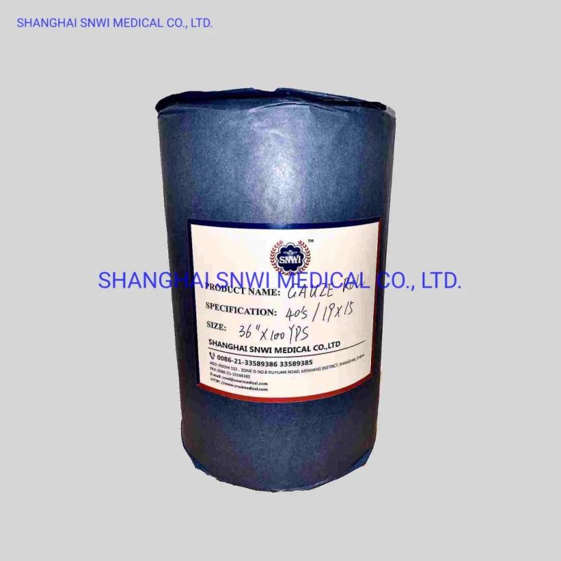 100% Cotton Medical Bleached Gauze Roll 36′ X 100 Yards 4ply Gauze Bandages Swab Gauze