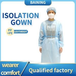 Sterile Disposable Surgical Gowns Short Sleeve Isolation Gown