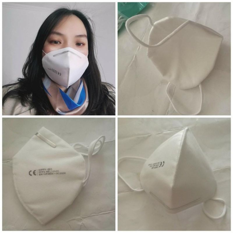 Kn95 Mask Antiviral Face Masks Anti Influenza Breathing Safety N95 Face Mask Ffp3 Respirator with Headover and Valve for Medical Use