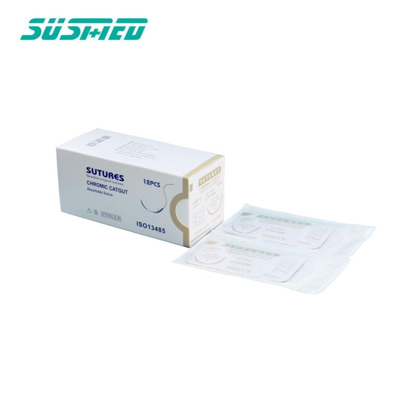 Disposable Medical Sterilised Surgical Suture with Needle