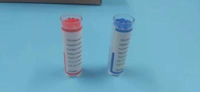 Red Blue Meddical Plain Non-Heparinized Capillary Blood Tubes