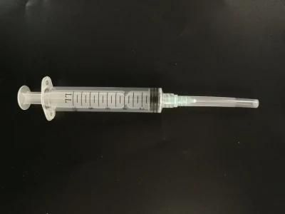 Disposable Luer Lock Sterile Injection Plastic Syringe with Needle